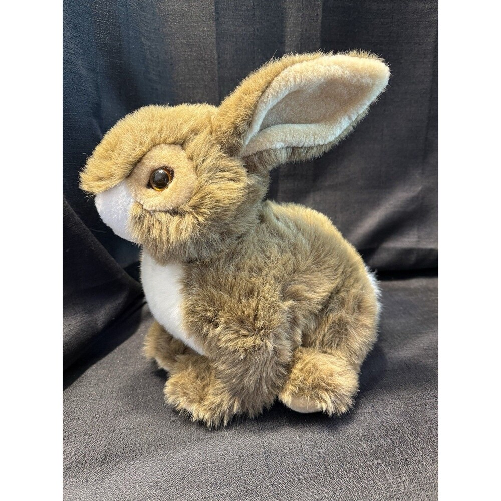 Vintage Rabbit Bunny Stuff Animal Plush Easter Life Like Realistic Brown